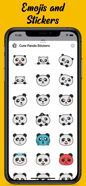 Panda Emojis and Stickers(圖3)-速報App