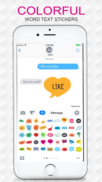 Colorful Text Stickers Pack screenshot-4