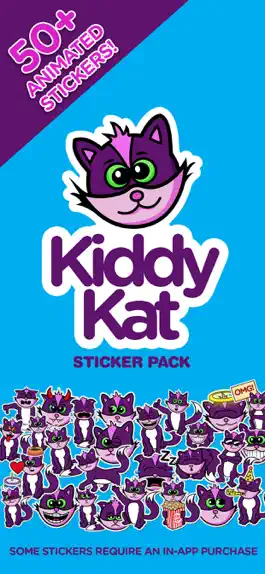 Game screenshot Kiddy Kat Animated Stickers mod apk