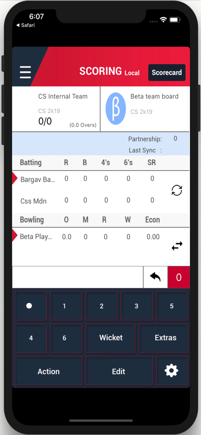 CricketSocial Scoring