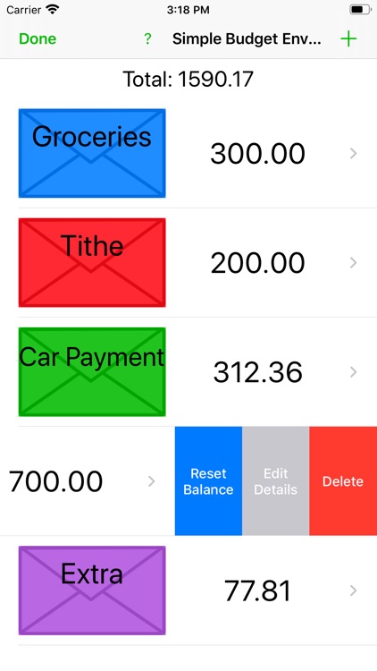 Simple Budget Envelopes screenshot-3