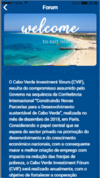 How to cancel & delete CABO VERDE INVESTMENT FORUM 19 from iphone & ipad 2