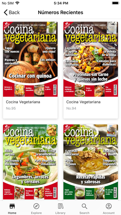 Cocina Vegetariana screenshot 2