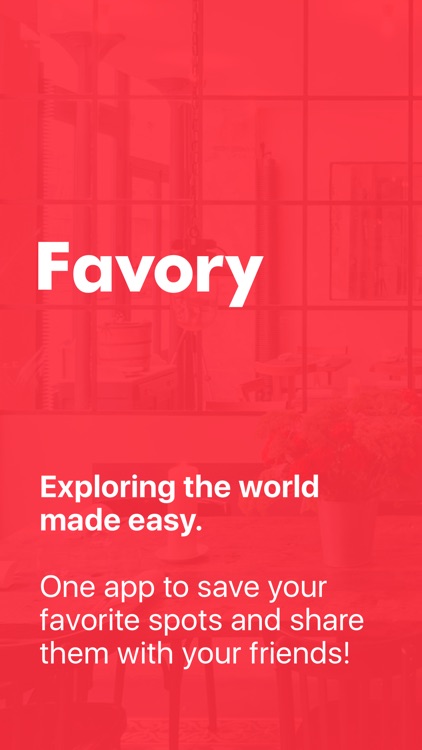 Favory - bookmark your spots