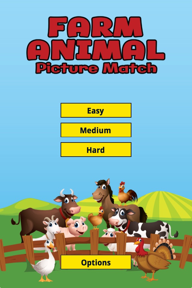 Farm Animal Picture Match screenshot 2