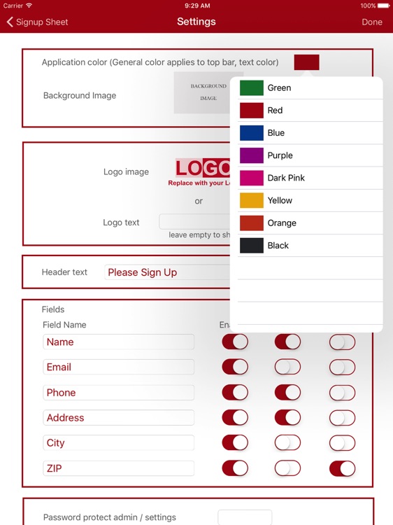 Sign-Up Sheet HD screenshot-4