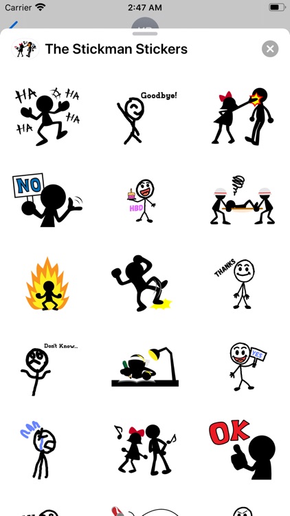 The Stickman Stickers