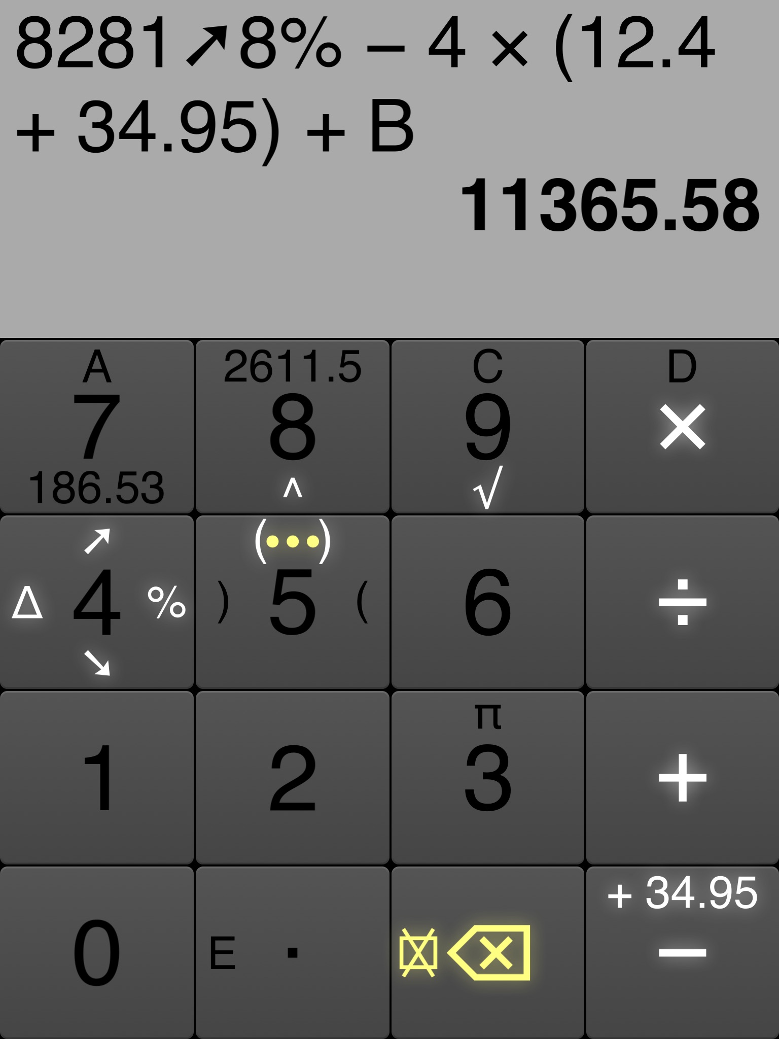 FastCalc screenshot 2