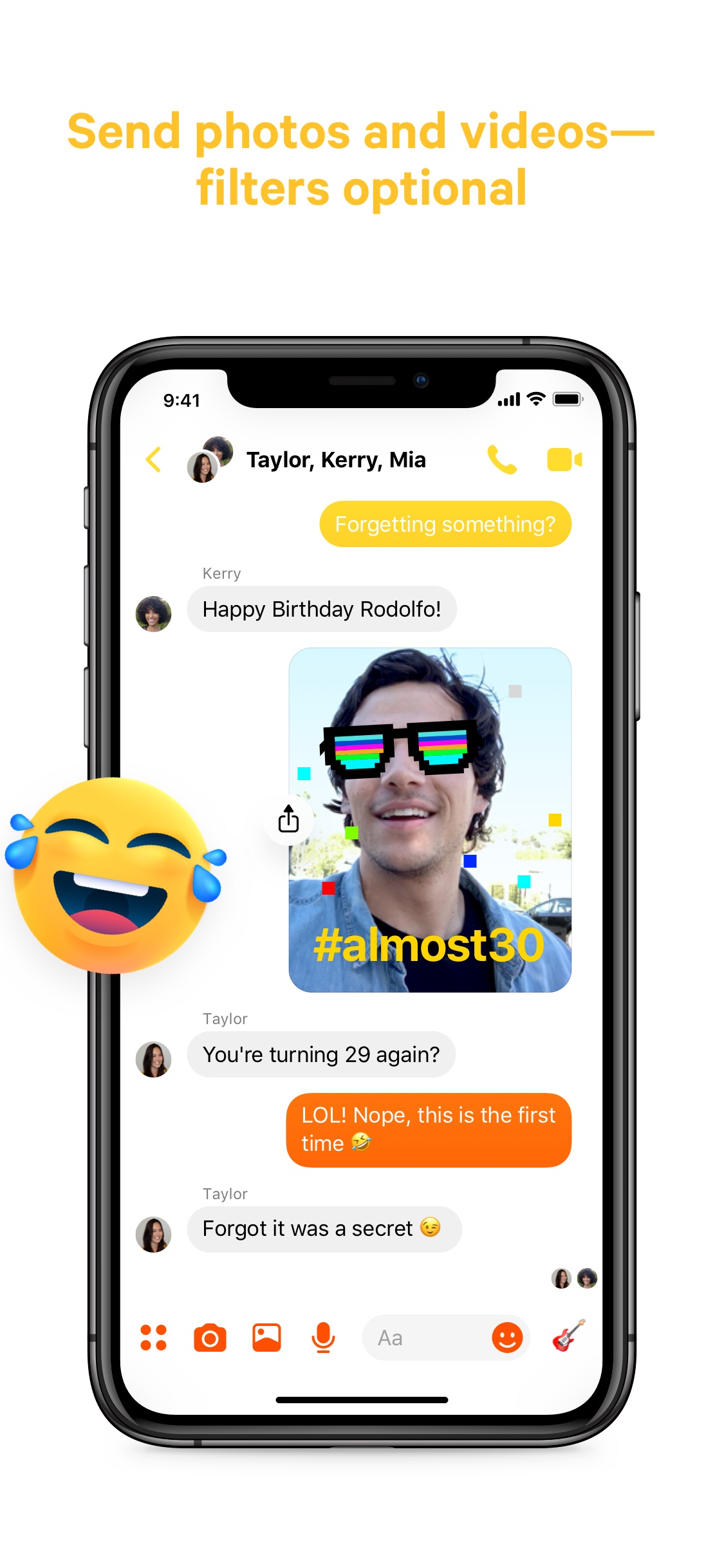 Screenshot do app Messenger