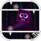 Tap to jump the purple square, avoid the obstacles, and climb to the top