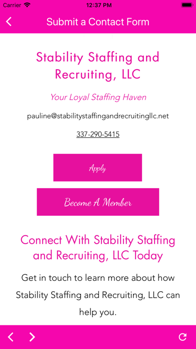 Stability Staffing Recruiting screenshot 2