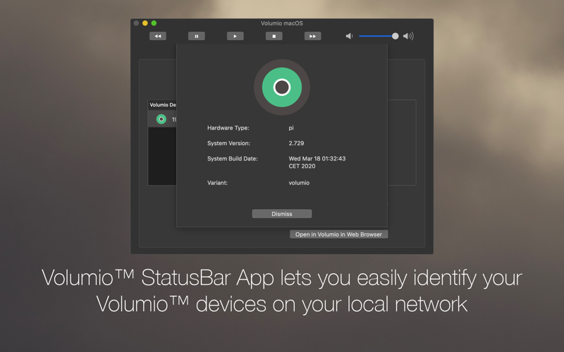 StatusBar App for Volumio™ screenshot 3