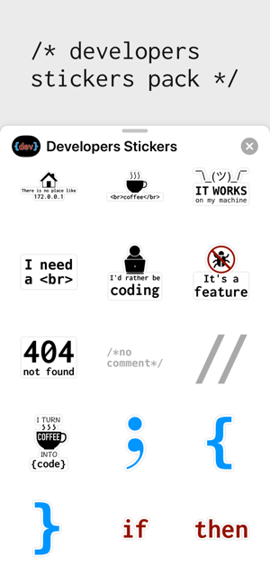 Developers Stickers(圖1)-速報App