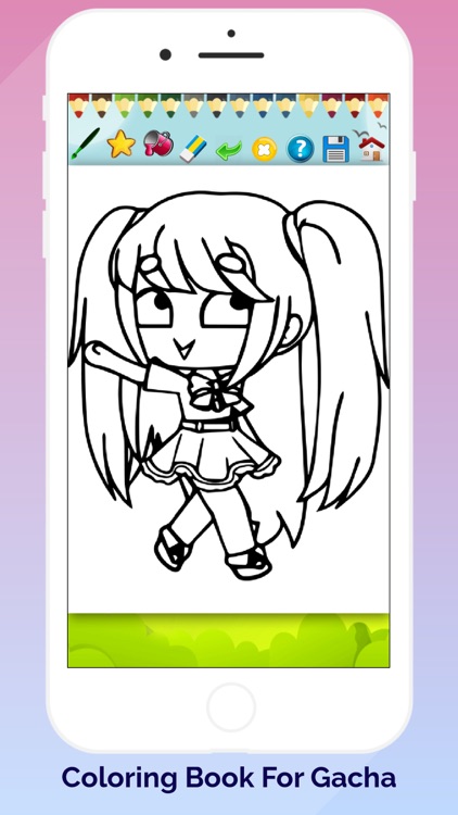 Glitter Gacha Coloring book on the App Store