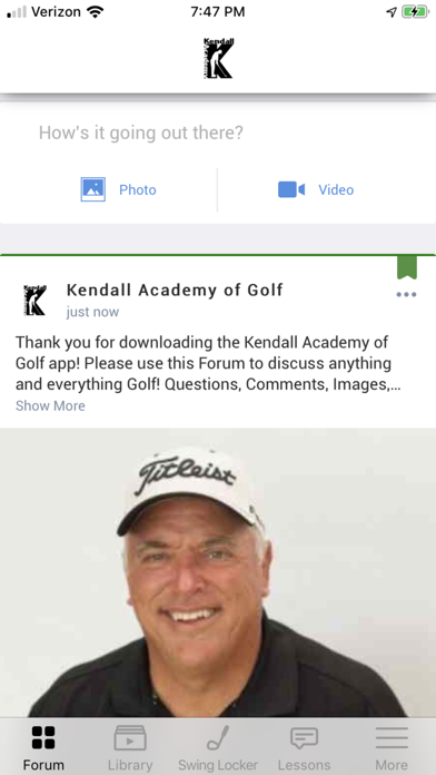 How to cancel & delete Kendall Academy of Golf from iphone & ipad 1