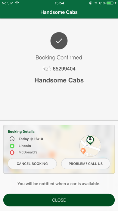 How to cancel & delete Handsome Cabs from iphone & ipad 4