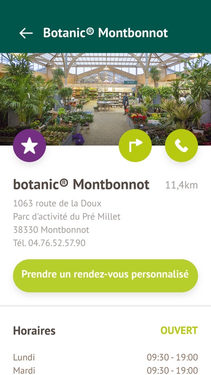 botanic l'application