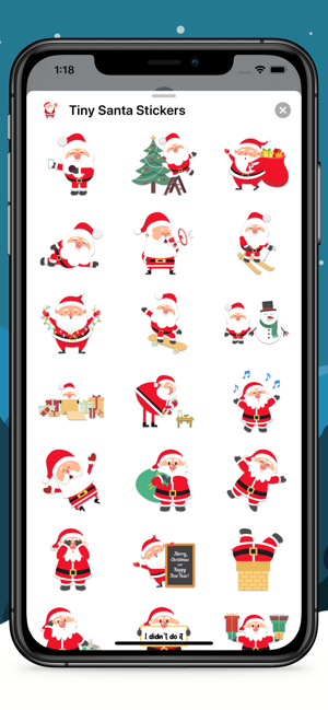 Tiny Santa Stickers(圖3)-速報App