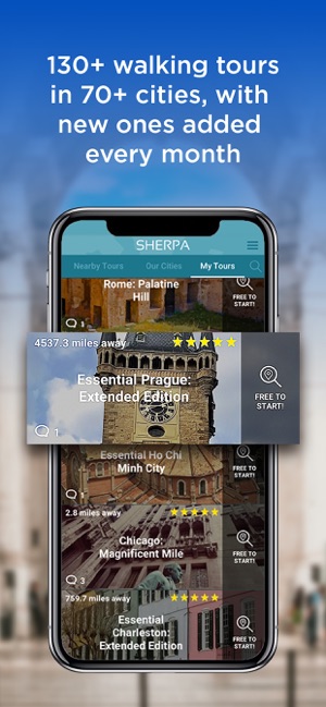 Sherpa: AR Walking City Tours(圖4)-速報App