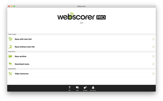 Webscorer PRO Race & Lap Timer