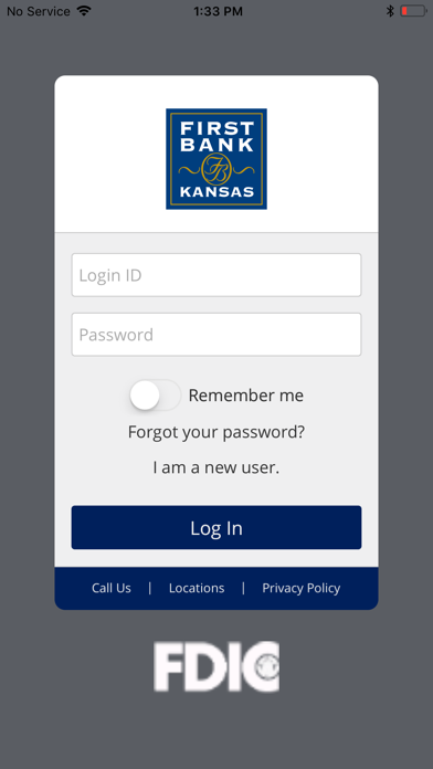 How to cancel & delete First Bank Kansas eZBanking from iphone & ipad 1