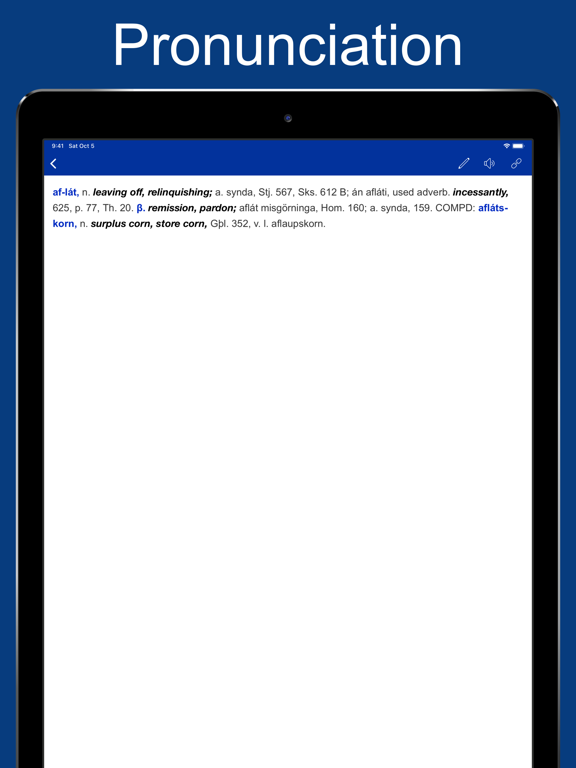 Icelandic English Dictionary App Price Drops