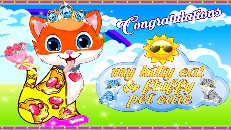 Cat Meow Pet Spa Games for Cat screenshot-4