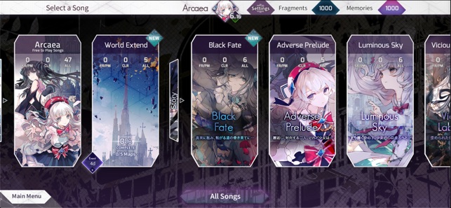 Arcaea をapp Storeで