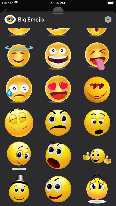 Big Emojis - Stickers screenshot 3