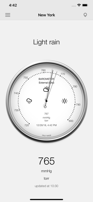 Barometer-Atmospheric pressure(圖2)-速報App