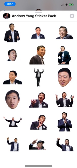 Andrew Yang Sticker Pack(圖1)-速報App