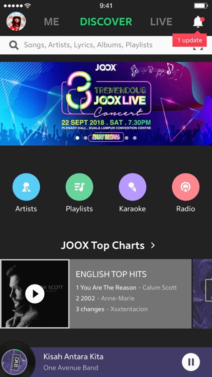JOOX Music screenshot-0