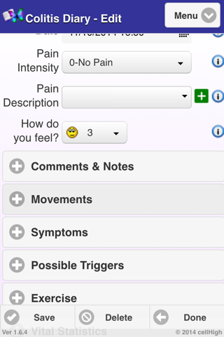 Colitis Diary - náhled