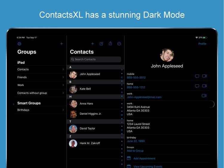 ContactsXL for iPad screenshot-5