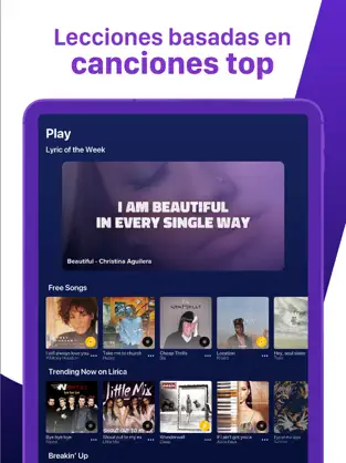 Näyttökuva 2 Aprende Inglés con Lirica iphone