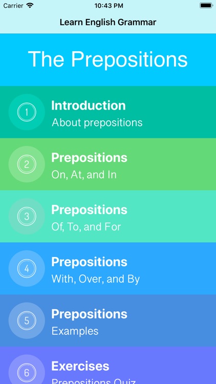 English Grammar - Prepositions