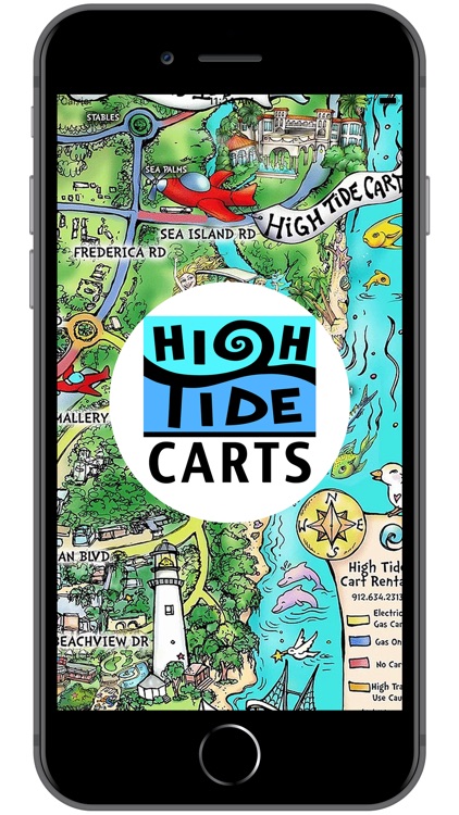 High Tide Carts Island Map