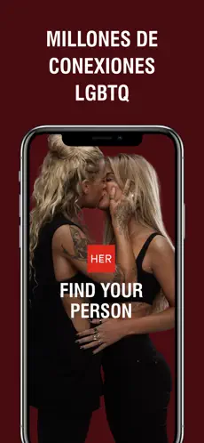 Captura 1 HER: Citas lesbianas&chat app iphone