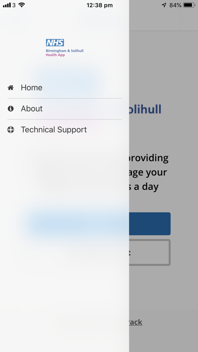 Birmingham Solihull Health App screenshot 2