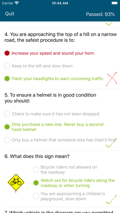 Driver licence test QLD Lite screenshot 4
