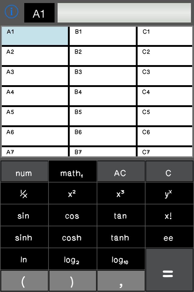 Calculator  SpreadSheet screenshot 2