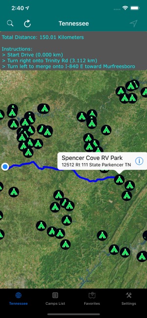 Tennessee – Camping & RV Parks(圖2)-速報App