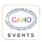 This is the official event app for the "CONSORTIUM OF ACCREDITED HEALTHCARE ORGANIZATIONS(CAHO)" and allows registered participants to: