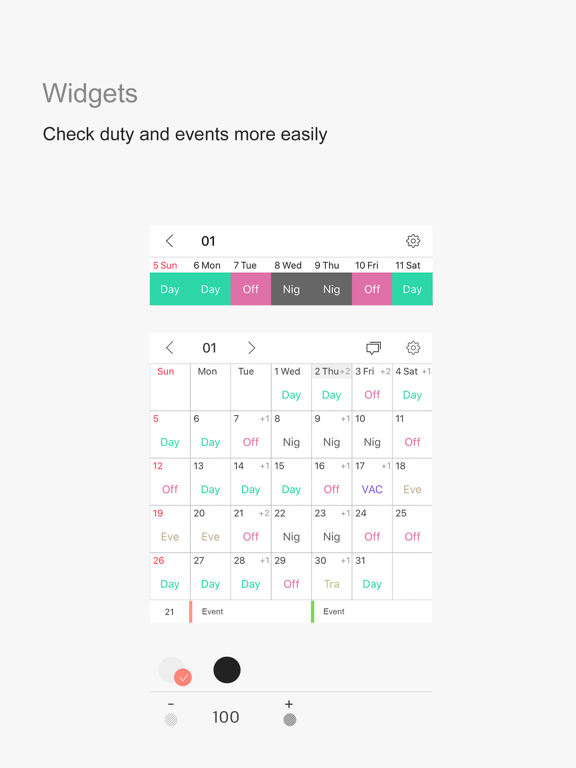 MyDuty Nurse Calendar screenshot