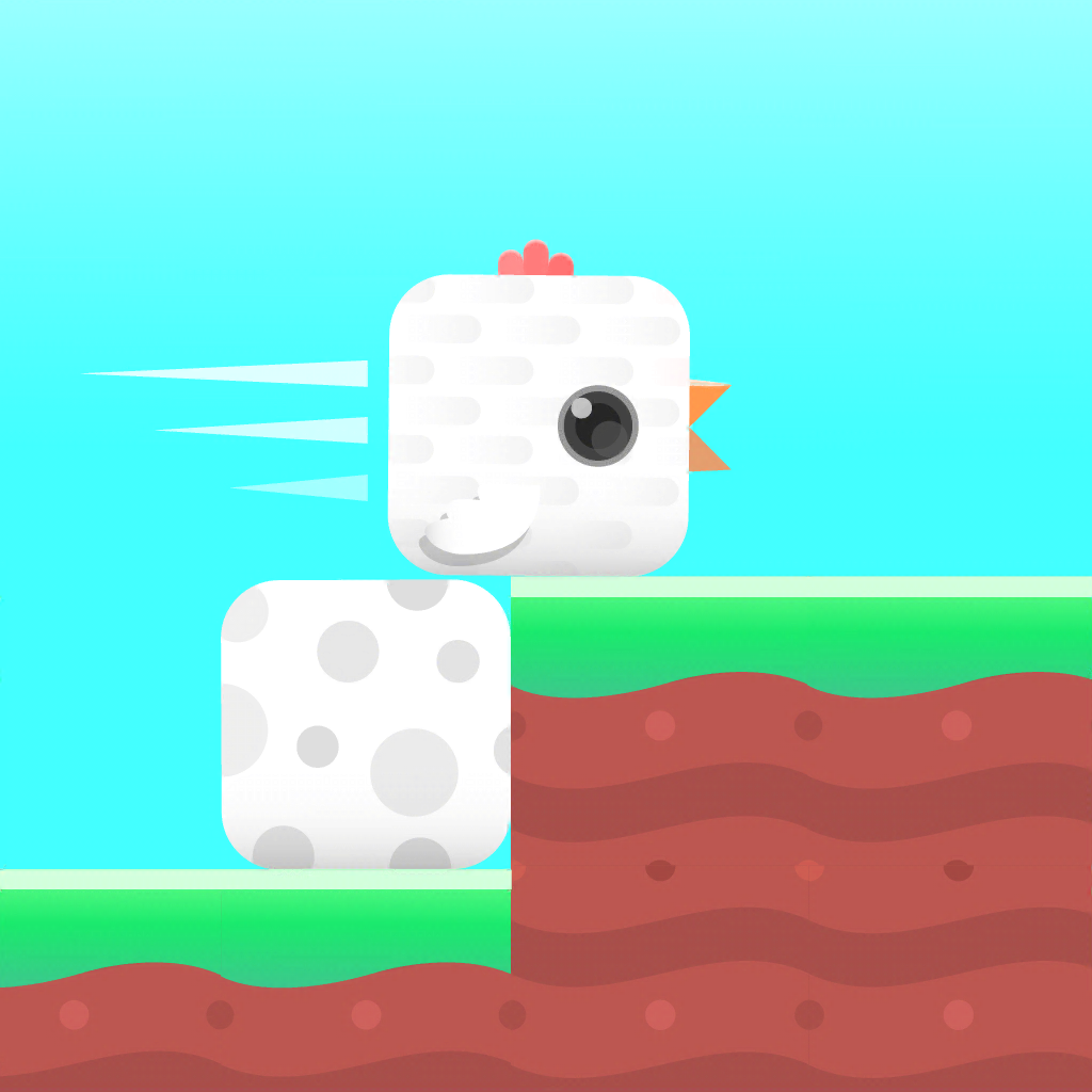 Square Bird. App Icon