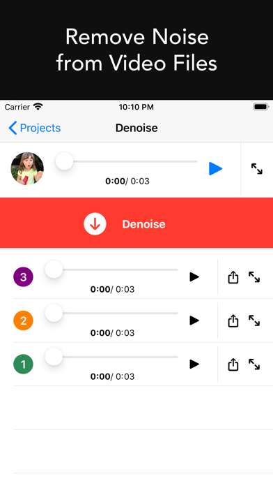 Denoise Audio ノイズ除去 Iphoneアプリ Applion