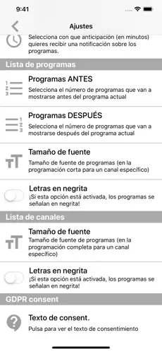 Skærmoptagelse 7 Programación Tele Ahora iphone