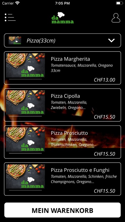 Da Mamma Pizza Kurier