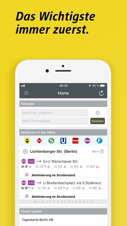 BVG FahrInfo Plus Berlin screenshot-3