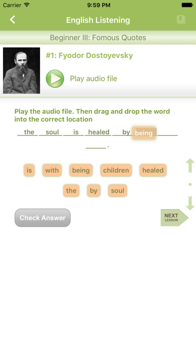 How to cancel & delete English Listening & Quiz from iphone & ipad 3